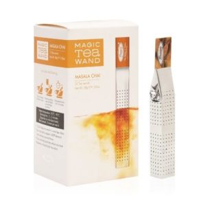 Masala Chai Flavoured Tea in Silver Magic Tea Wands